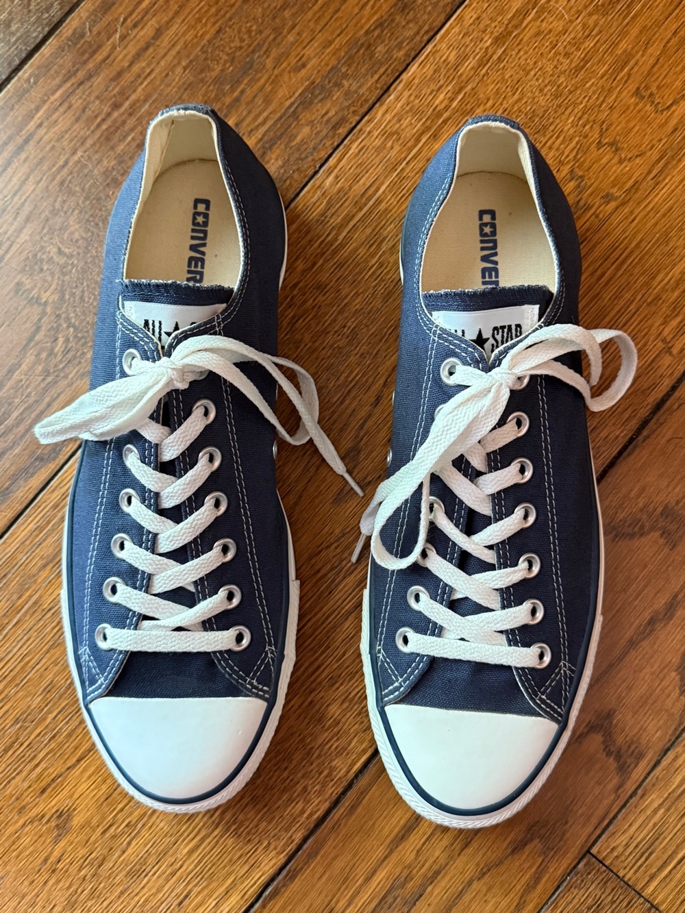 CONVERSE Chuck Taylor All-Star Low-Top Sneakers Navy Blue Men's 11/Women’s 13 - Picture 3 of 10